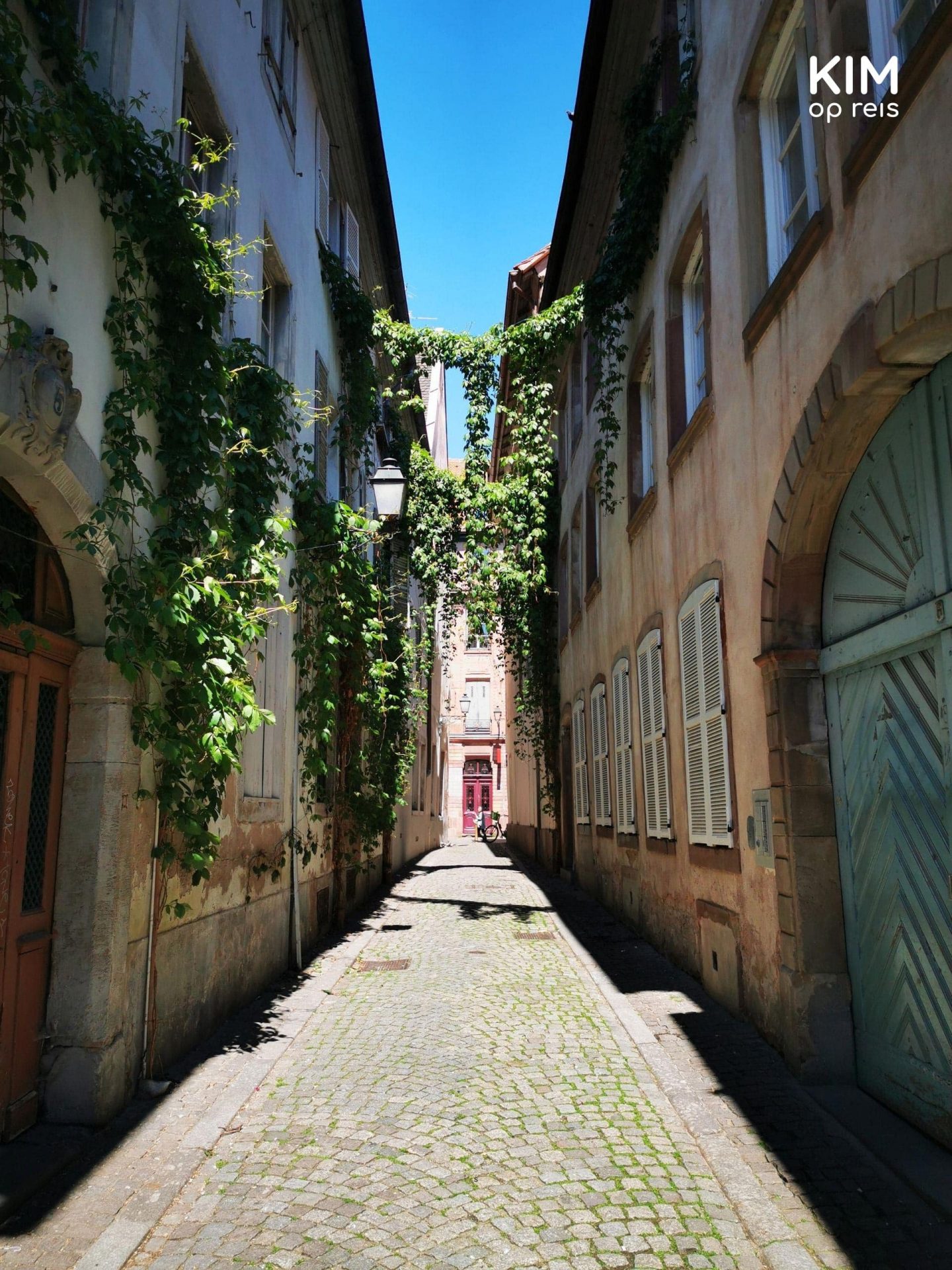 Narrow streets in Strasbourg